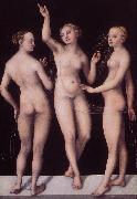 CRANACH, Lucas the Elder The Three Graces dg oil painting artist